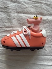 Rare Vintage Pink Panther Pull Back Toy Car Football Boot Collectible