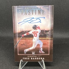 2020 Panini Chronicles America's Pastime Auto RC Tres Barrera /99 Nationals #23