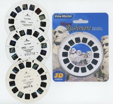Mount Rushmore National Memorial View-Master 3 TEST Reels and Copy Cover