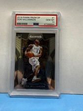 2019 PANINI PRIZM Zion Willamson ROOKIE CARD PSA GEM MINT 10