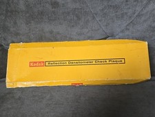 Kodak Genuine Reflection Densitometer Check Plaque w/ Case -Clean