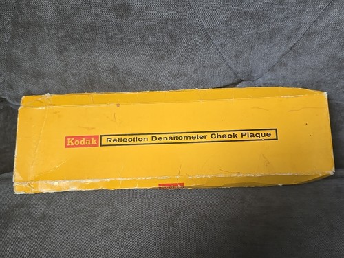 Kodak Genuine Reflection Densitometer Check Plaque w/ Case -Clean