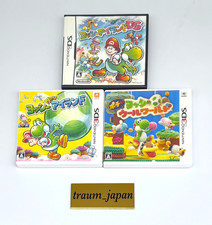 Lot 3 Nintendo DS 3DS Yoshi's Island NEW Yoshi's Island Wool World Japan Tested