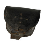 USA Civil War Leather Percussion Cap Box with Wool & Shield Wing Post 1861 Empty — photo 7