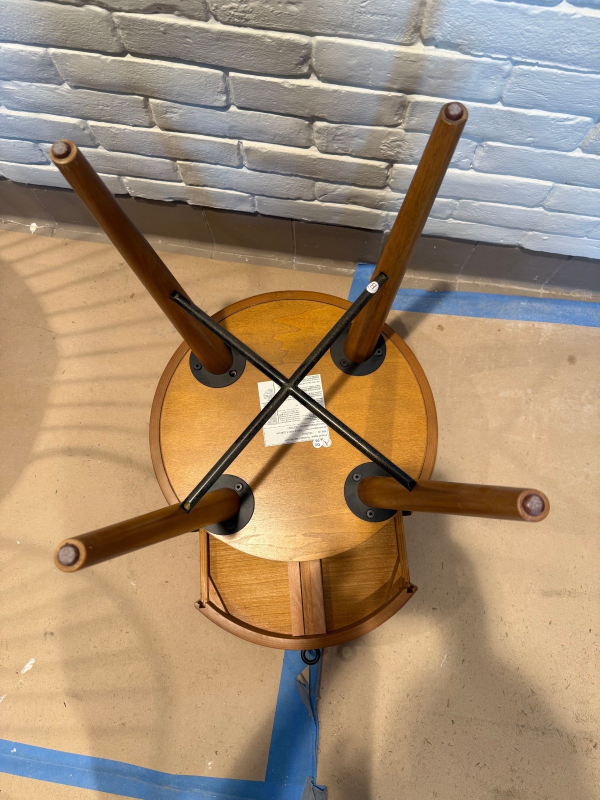 West Elm Penelope nightstand 18" White Marble top