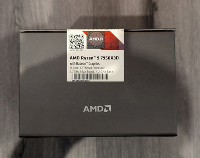 AMD Ryzen 9 7950X3D Processor (5.7 GHz, 16 Cores, Socket AM5) Box