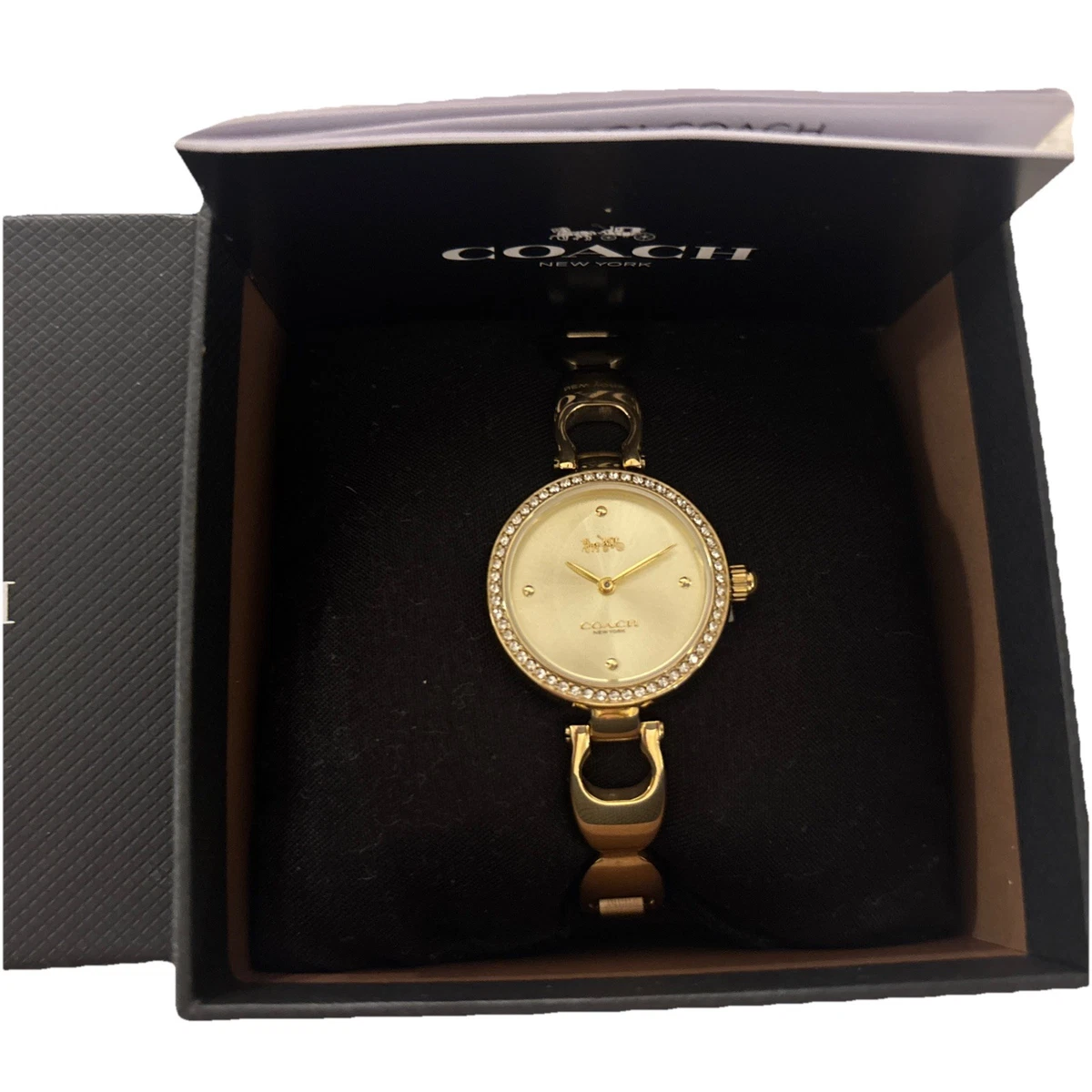 Coach Tristen Gild Signature Glitz Watch -Like new Coach Womens Designer Watches in Womens Watches - Walmart.com main image 2