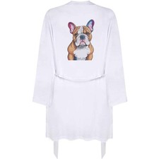 'Posing Bulldog' Adult Dressing Robe / Gown RO045183 