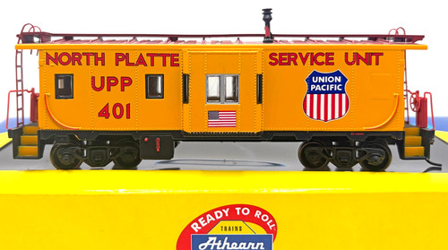 HO ATHEARN 74711 VENTANA DE BAHÍA CABOOSE UNION PACIFIC UP # 401 SERVICIO DE PLACA NORTE | Condition: Used