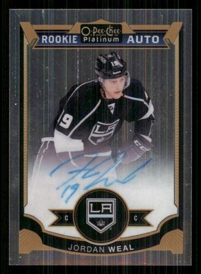 2015-16 O-Pee-Chee Platinum #175 Jordan Weal F AU RC