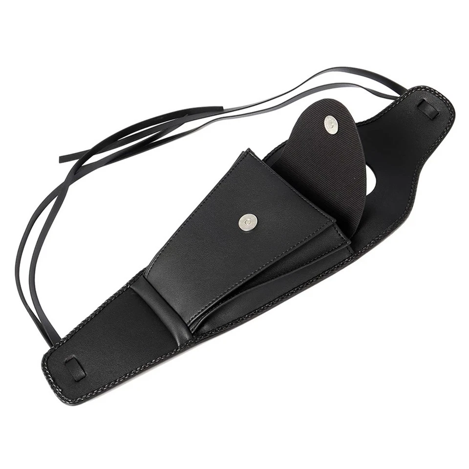 Fit Harley Motorcycle PU Leather Fuel Gas Tank Center Pouch Bag Tank Pad Cover - Изображение 4 из 4