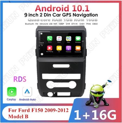9''Quad-core Car Stereo Radio GPS WIFI For Ford F150 2009-12 Model B With Canbus