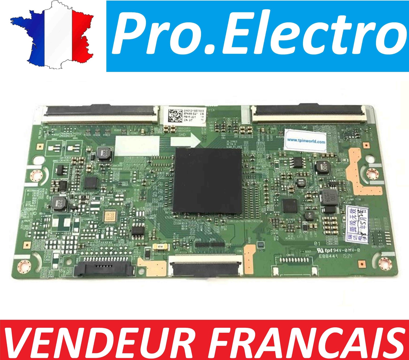Écran noir réparé avec la carte T-CON BN41-02354A pour TV Samsung Ue40ju6000