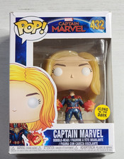Captain Marvel 432 Glow In The Dark Marvel Funko Pop Vinyl