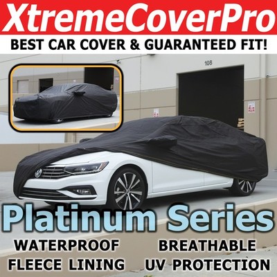 2019 2020 2021 2022 Volkswagen Passat WATERPROOF CAR COVER W/MIRRORPOCKET BLACK