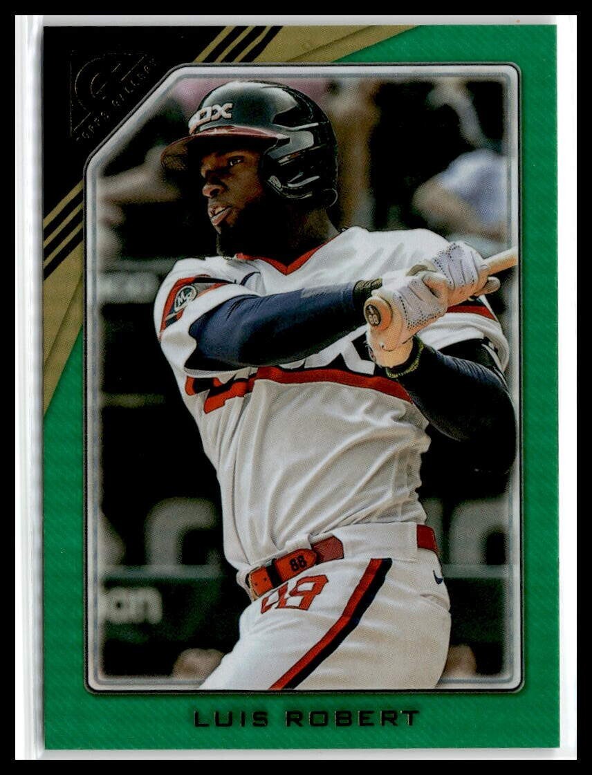 Luis Robert 2022 Topps Gallery Green #57 SN #125 Chicago White Sox