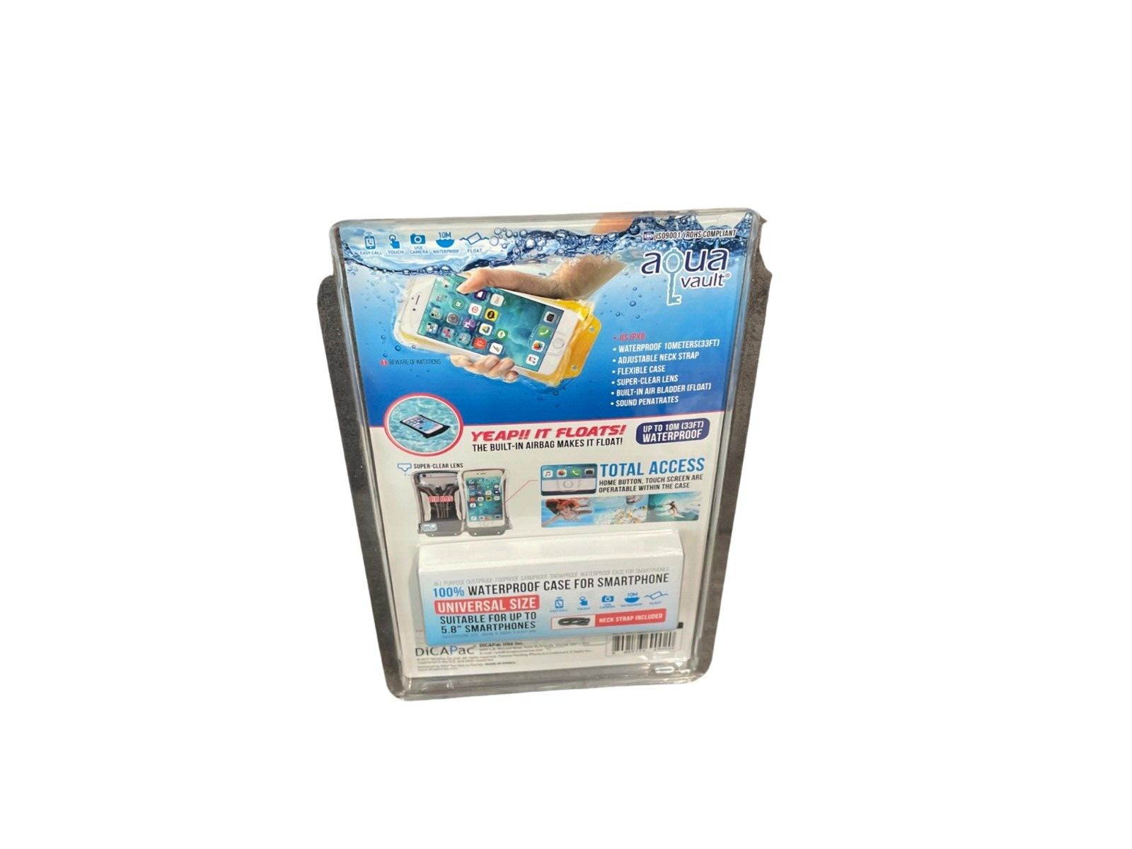 AquaVault 100 Waterproof Floating Smart Phone Case Black AV03 eBay