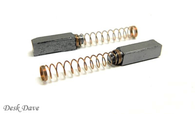 2 Quality Sewing Motor Carbon Brushes w-Springs, 50431, for PFAFF Motors