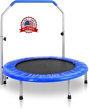 Trampolin para ejercicio fitness de 40" adultos y ninos ni os plegable brincolin