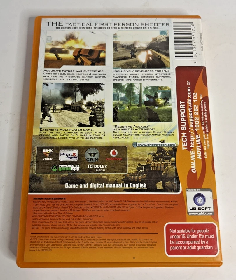 Tom Clancy's PC Game Bundle (Splinter Cell, Vegas 2, Ghost Recon) - Shooter - Image 3 of 4