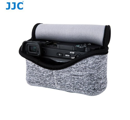 JJC OC-S1BG Neoprene Soft Pouch for CANON NIKON SONY.. Mirrorless Camera + Lens - Picture 7 of 8