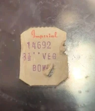 Imperial Glass Candlewick 8 1/2" Round Vegetable Bowl 14692