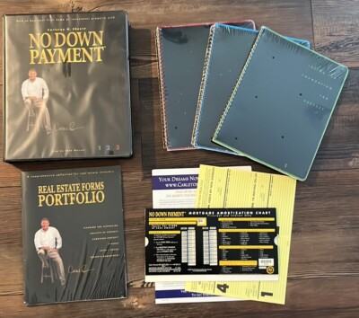 Carleton Sheets No Down Payment Real Estate Investing Manuals Vol 1-3 NWT