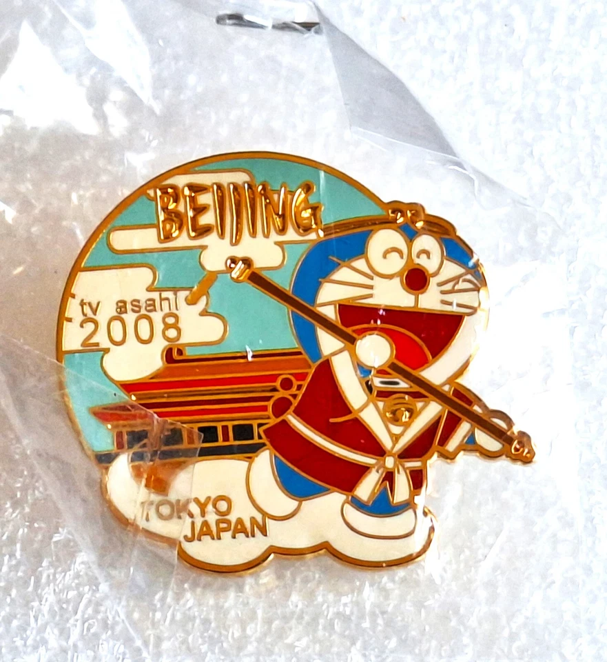 2008 BEIJING Summer Olympics TV ASAHI Doraemon MEDIA PIN held in Beijing, China - Image 3 of 4