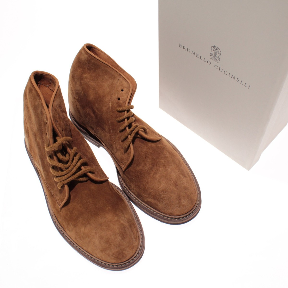 Brunello Cucinelli NWB Ankle Boots Size 42 9 US In Solid Snuff