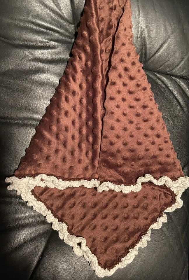 Одеяло для новорожденного Minky - темно-синее ИЛИ красное ИЛИ коричневое ИЛИ заказное - Изображение 4 из 4