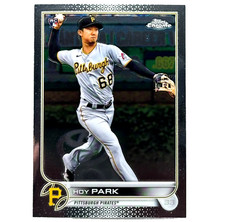 2022 Topps Chrome - #32 Hoy Park RC Pittsburgh Pirates rookie card. rookie card picture