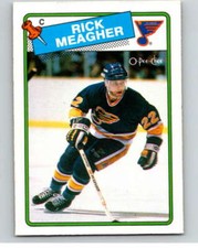 1988-89 O-Pee-Chee #235 Rick Meagher  St. Louis Blues V53729