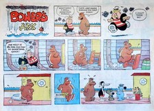 Boner's Ark by Mort Walker - lot of 10 large half-page Sunday comics - mid 1972