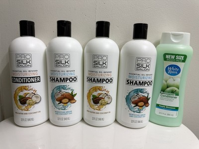 Lot Of 4 Pro Silk Salon Shampoo Coconut Oils 32 oz. Super Fast Shipping!!!