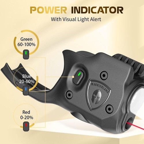 TSG Red Laser Sight+Light Combo Fits: Javelin SLL-1 Series S&W M&P Shield 9mm - Picture 5 of 14