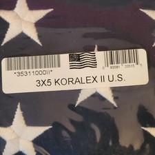 3 x 5 US American Flag Made in USA by Valley Forge Koralex II Heavy Polyester