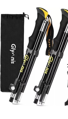 NEU UND VERPACKT Glymnis Doppelpack Trekkingstock Set