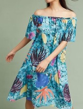 Anthropologie Pacific Off-The-Shoulder Dress CE by Christina Economou $188 - NWT