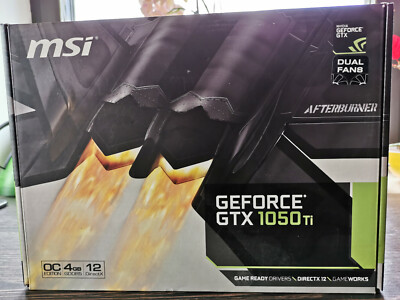 MSI Nvidia Geforce GTX 1050 TI 4 GB