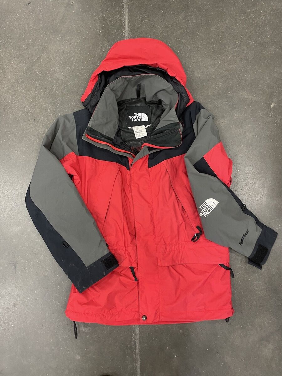 Vintage 90s The North Face Hydroseal Red Black Coat Jacket Vintage 90s The North Face Hydroseal Red Black Coat Jacket