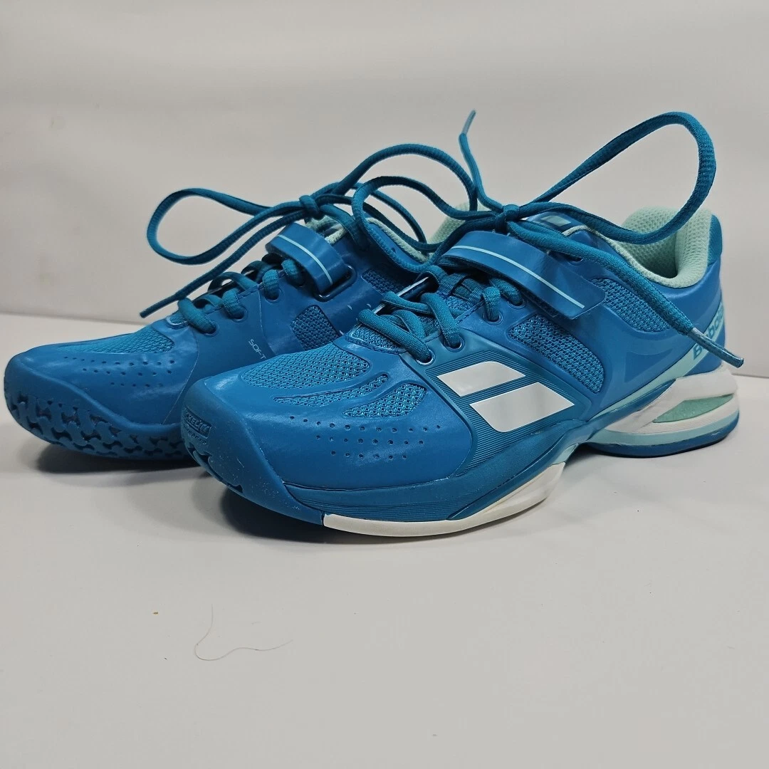 Chaussures Tennis Babolat SFX3 Femme Bleu – Taille US 8 (EU 39) – Très Bon état