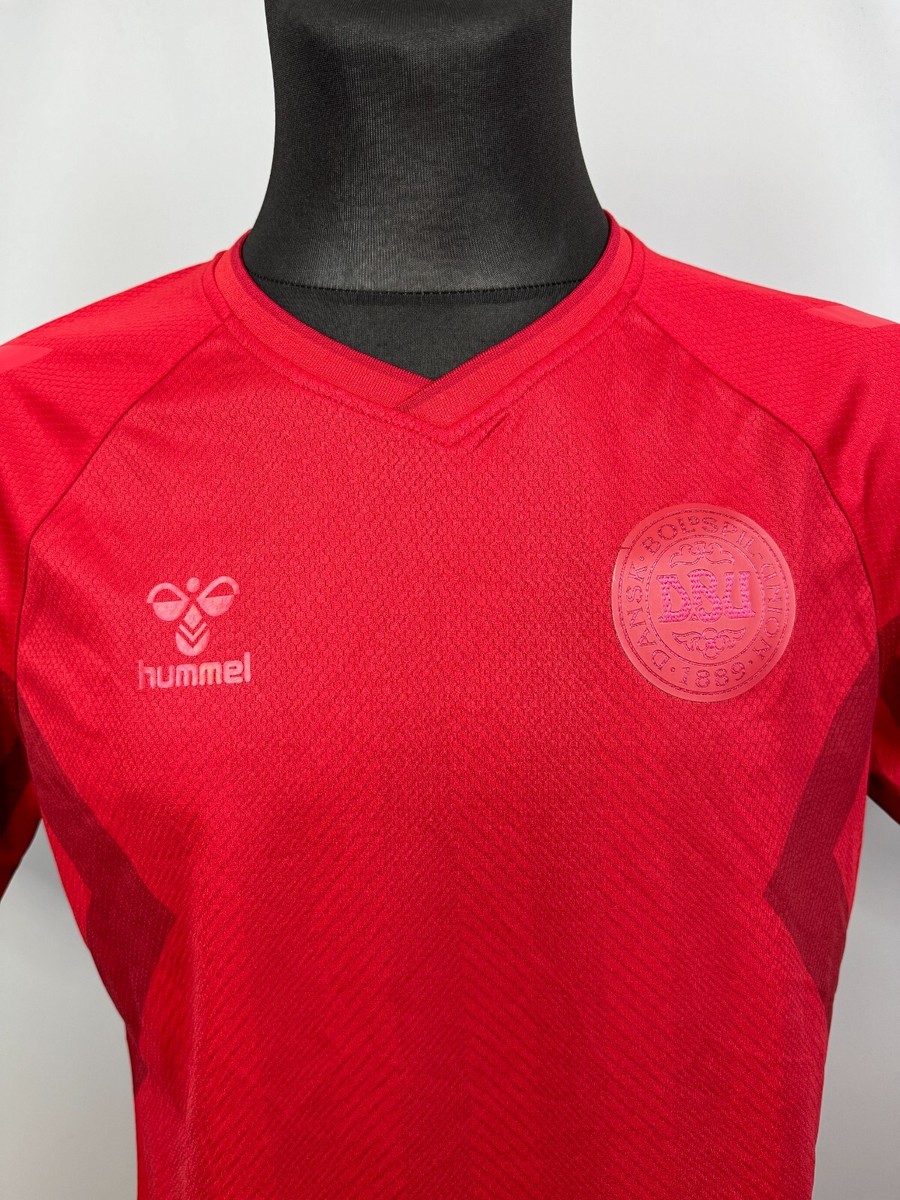 Dänemark Hummel Home Fußballtrikot Trikot Baumwolle Carlsberg Herren Größe M