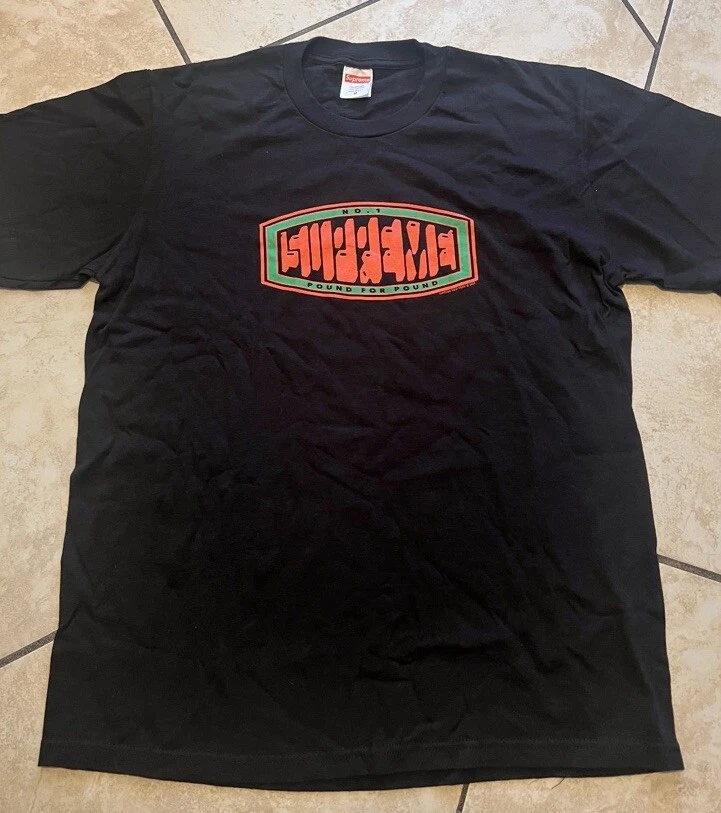 T shirt noir moyen Supreme Pound for Pound