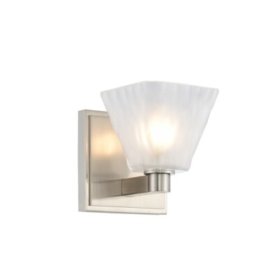 Kalco Lighting Weston 1 Light Wall Sconce, Glazed Nickel - 316331GN