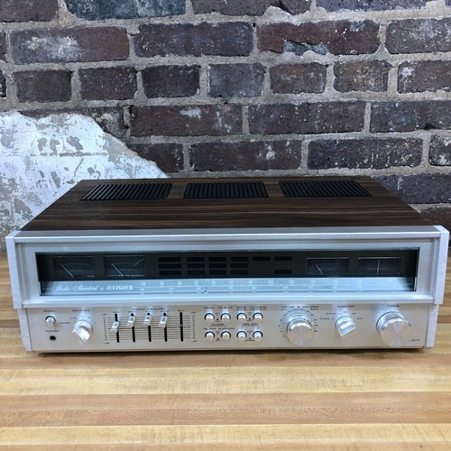 FISHER FM/AM Stereo Receiver RS-2010 Vintage 70s Stereo Amp Wood Grain WORKING