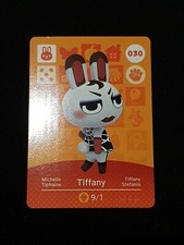 TIFFANY ANIMAL CROSSING AMIIBO SERIES 1 CARD #030 TRACKED AU POST geniuine