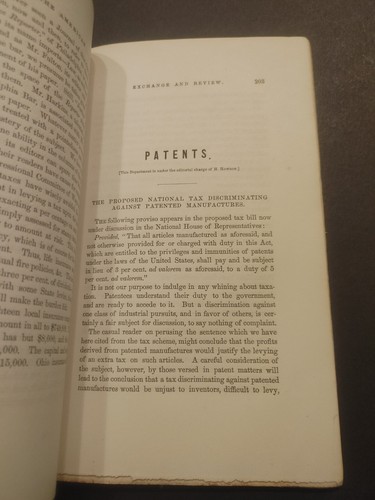 Scarce April 1862 American Exchange & Review An Expositor Of Social & Economic - Picture 5 of 8
