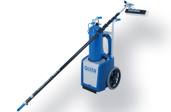 Lewi Qleen Purastart Basisstation Komplett-Set Glasreinigung + 9M Teleskopstange-image