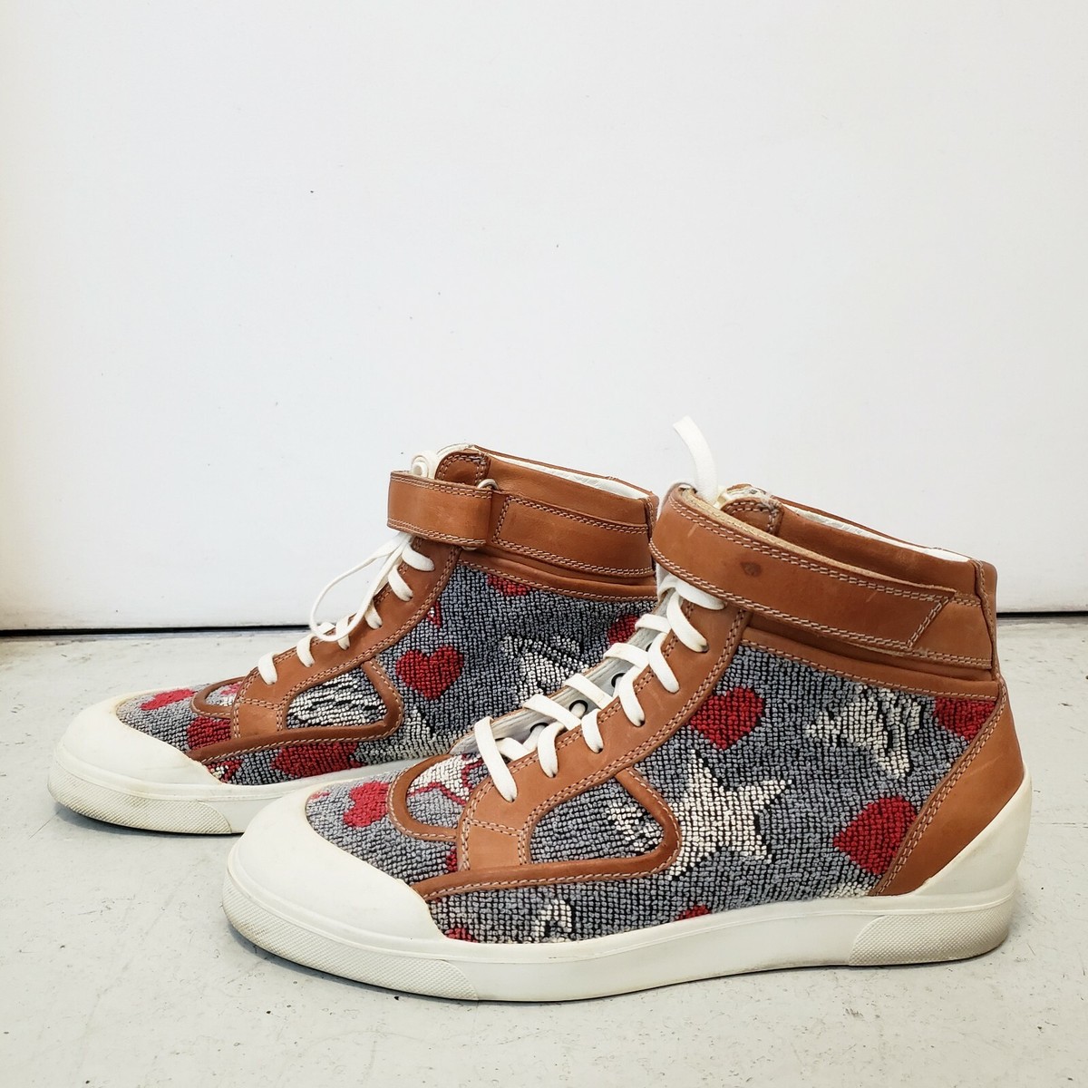 Vivienne Westwood High Top Sneaker Shoes Boots Sz 9 42 Euro RARE