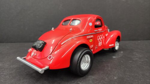 SUPERCAR COLLECTIBLES K.S. PITTMAN 1941 WILLYS GASSER RED 1/18 DIECAST DC - Picture 4 of 9